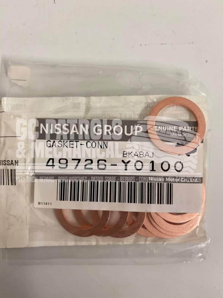 Genuine Nissan Patrol GQ GU Power Steering Pump Copper Washer Also Fits
